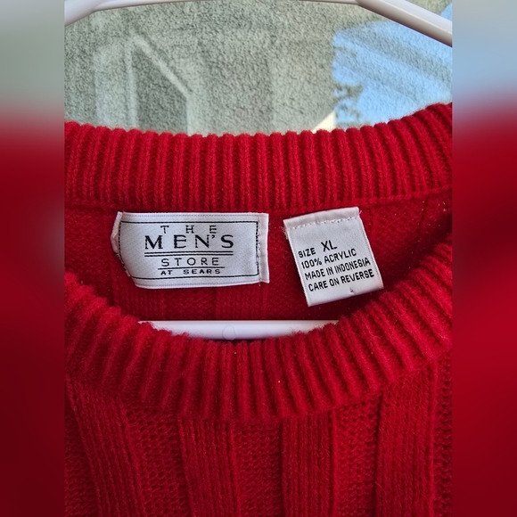 Vintage man knitted wool sweater from the year 80 and 90 - Picture 2 of 12